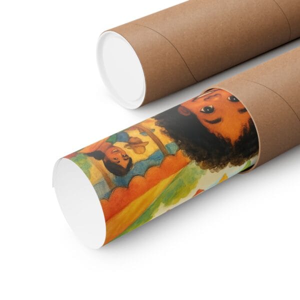 Colorful Culture Celebration Poster - 'The Market Has a Thousand Flavors' - Image 3