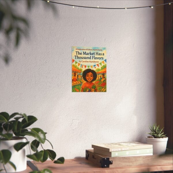 Colorful Culture Celebration Poster - 'The Market Has a Thousand Flavors' - Image 8